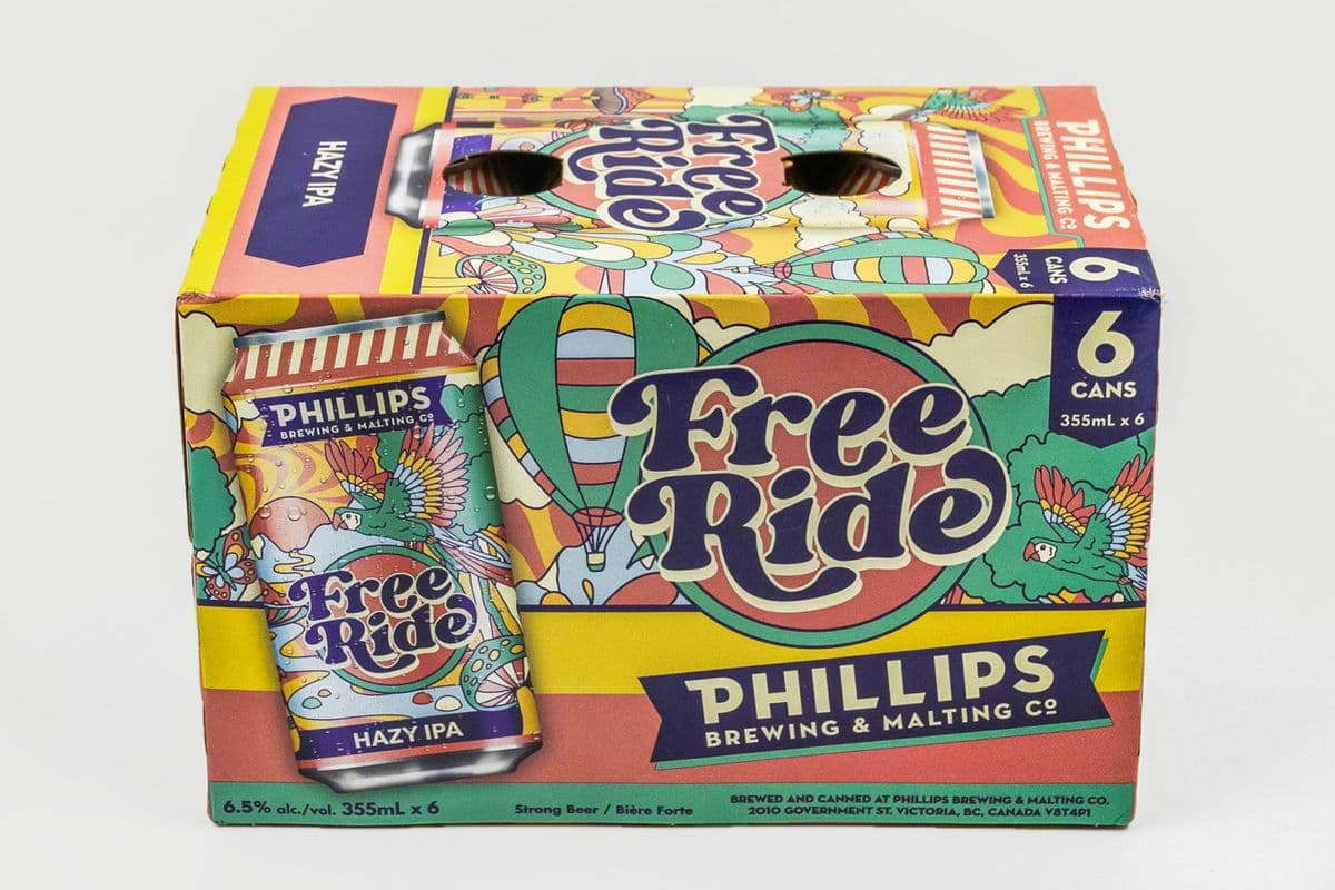 PHILLIPS FREE RIDE HAZY IPA (6 x 355ML)