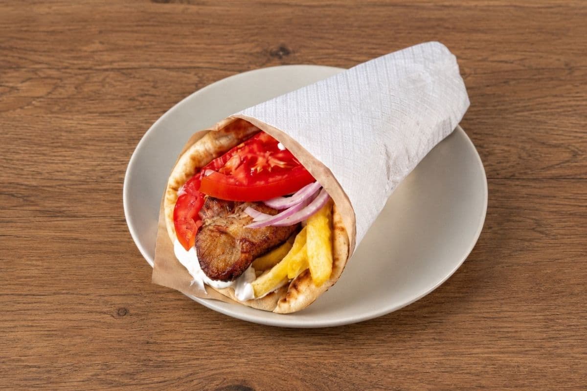 Pork Souvlaki Sandwich