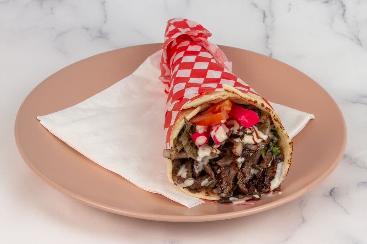 Beef Shawarma Wrap