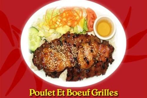 34. Poulet et boeuf grilles / Grilled Chicken and Beef