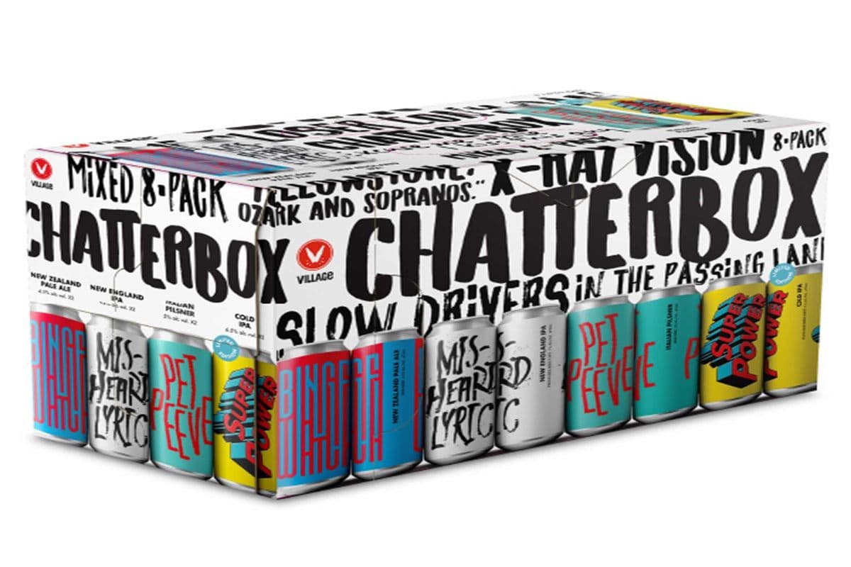 VILLAGE CHATTER BOX VARIETY 8 CANS (8 x 473 ML)
