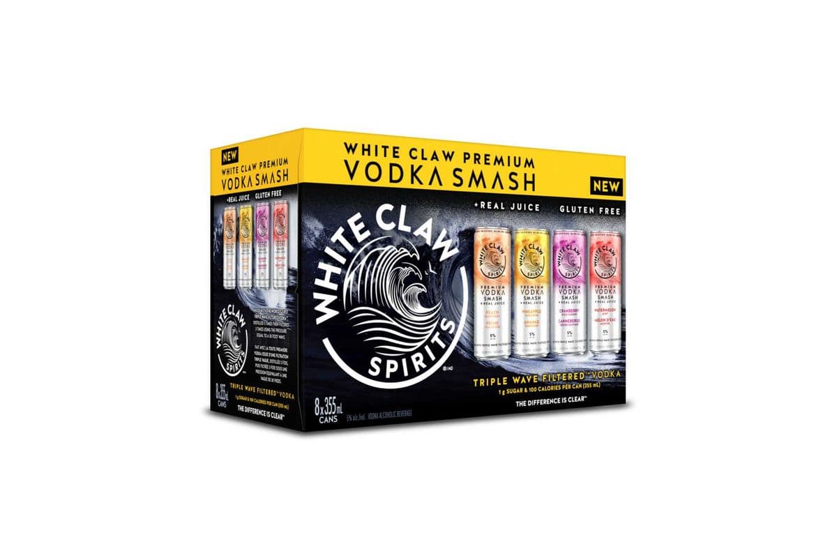 White Claw Vodka Smash (8 x 355mL Cans)