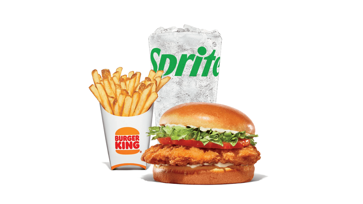 Crispy Chicken Sandwich Medium Combo
