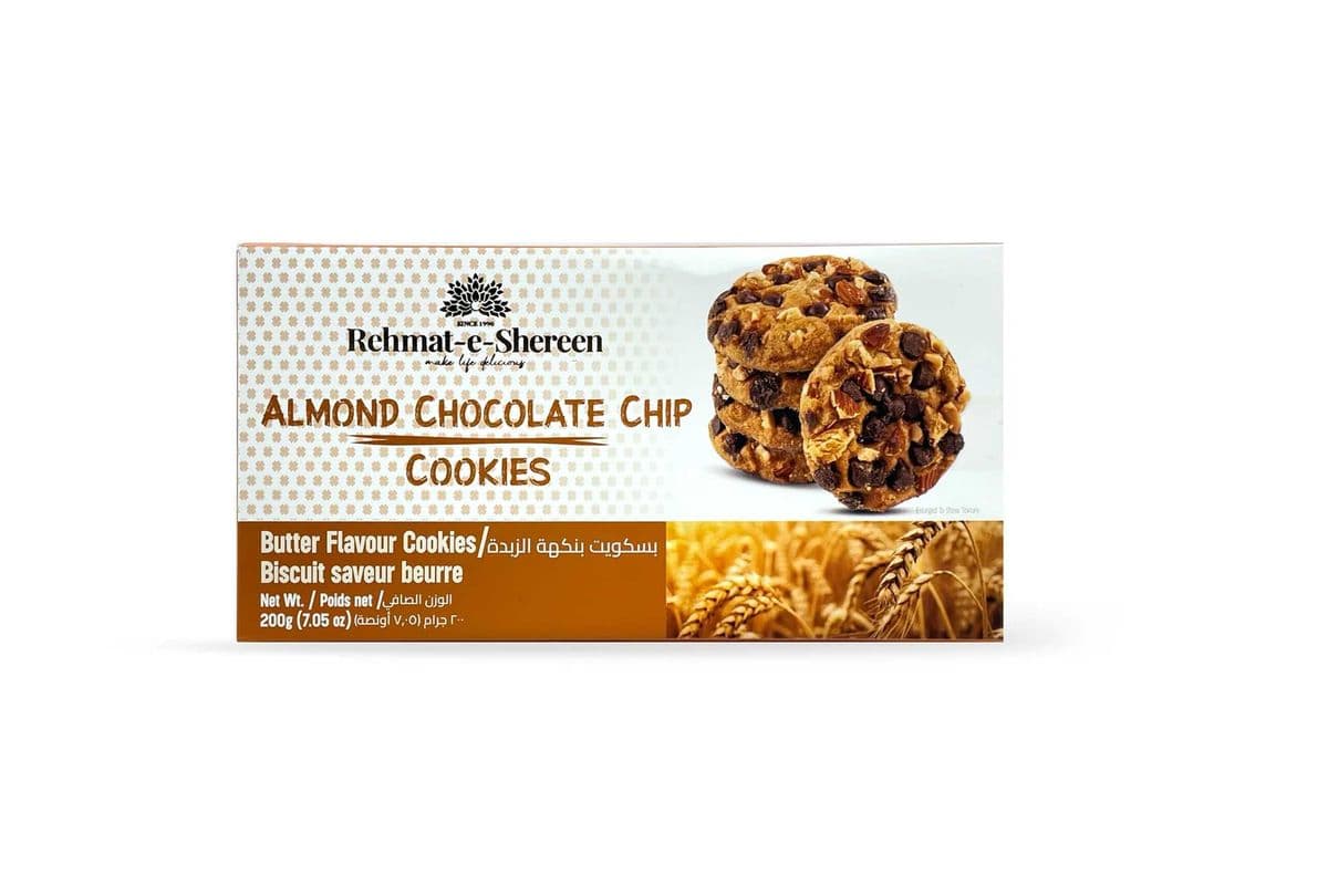 Rehmat-e-Shereen Almond Choco Chip Cookies (200 g)