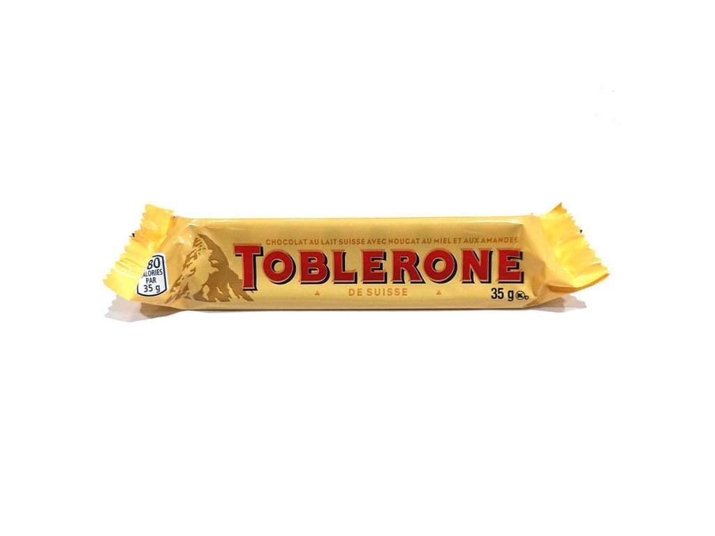 Toblerone Crunchy Honey Almond Nouget Milk Chocolate Bar 35g