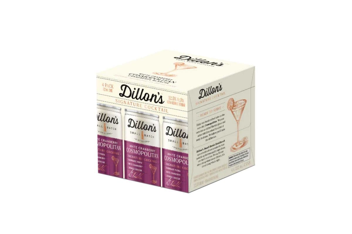 Dillon's White Cranberry Cosmo (4 x 222ml)