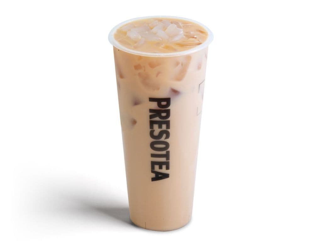 Thé au lait litchi avec gelée / Lychee Jelly Milk Tea
