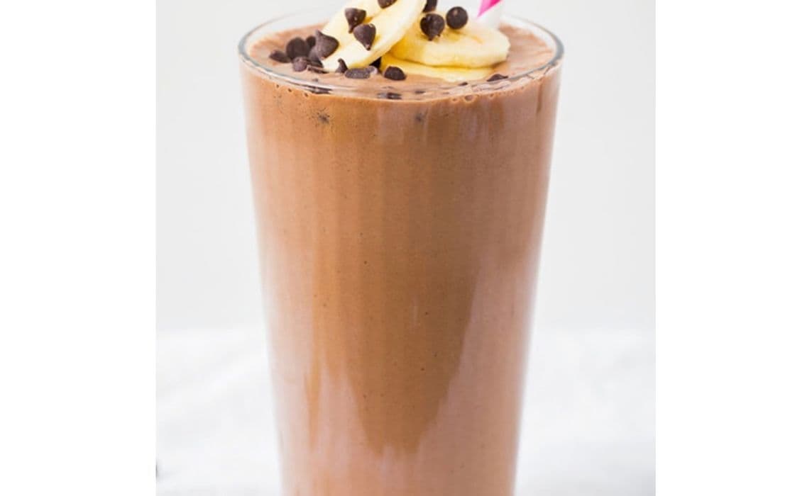 Vegan Dark Chocolate Banana Ice Cream Shake (V)