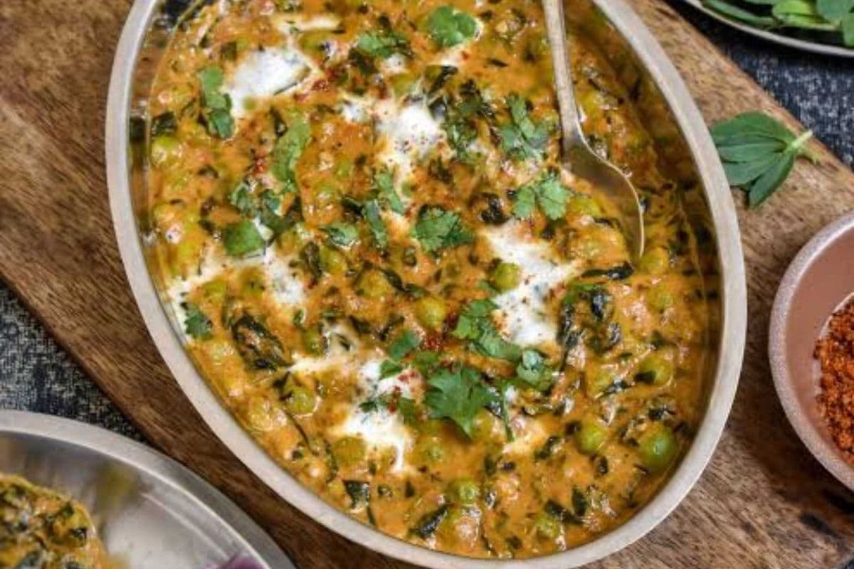 Methi Malai Mutter