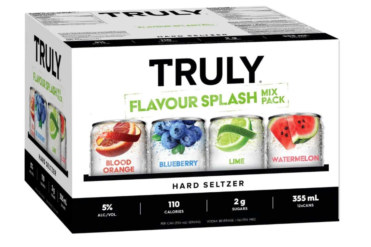 TRULY FLAVOUR SPLASH MIX 12PK CAN (12 x 355ml)