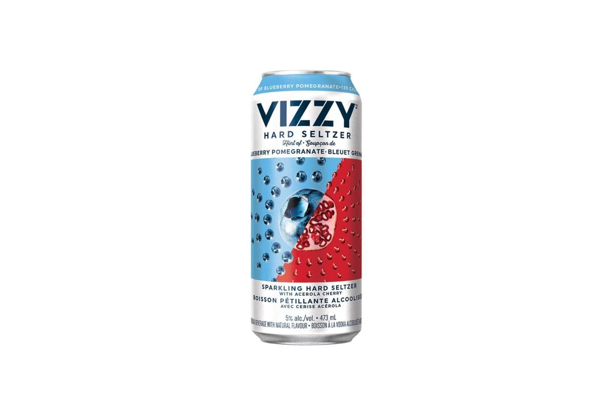 Vizzy Blueberry Pomegranate Hard Seltzer (473 ml)