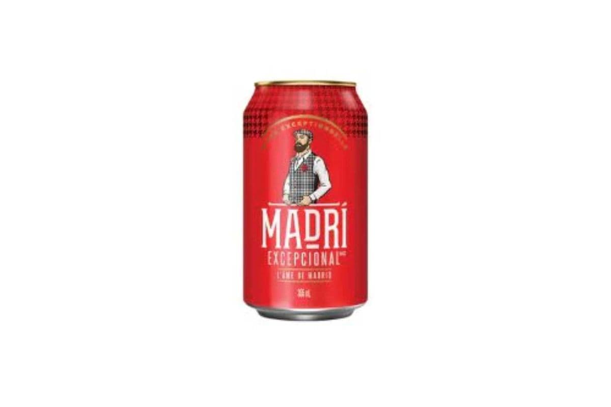 Madri Excepcional Lager (1 x 473 ml Can)
