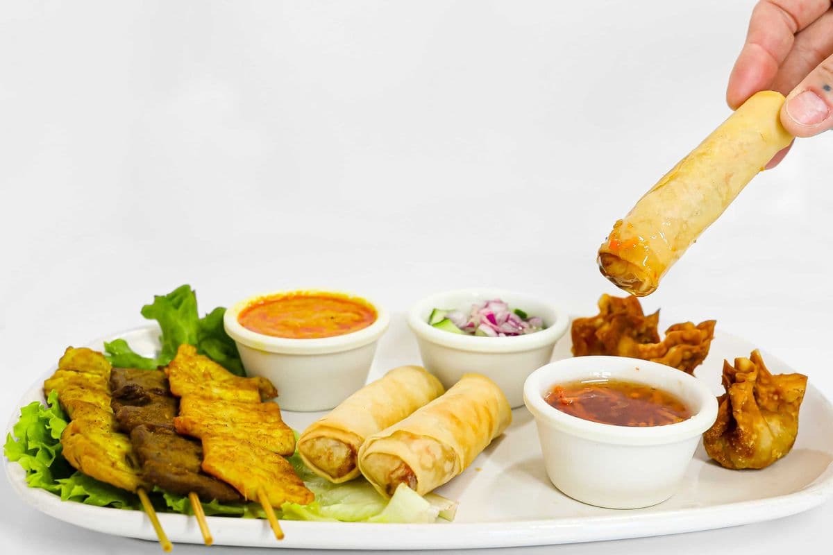 1. Vegetable Spring Rolls