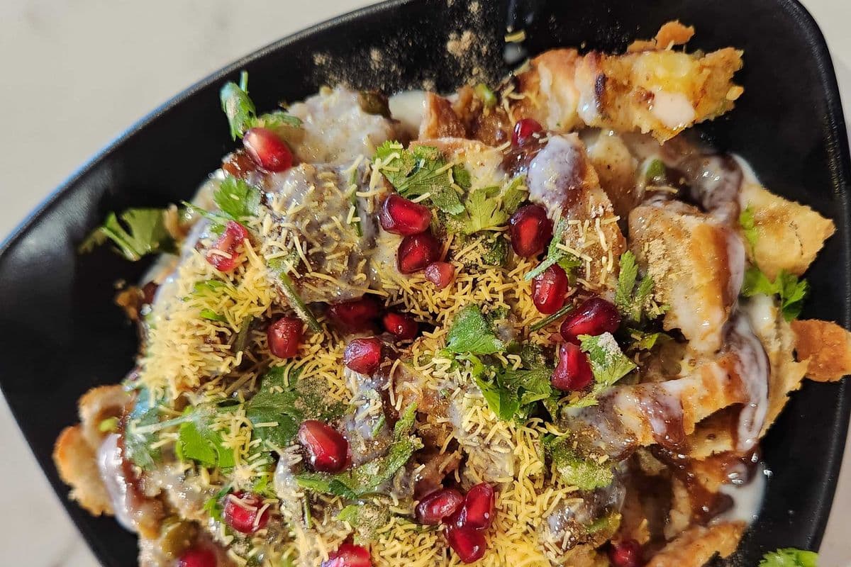 Samosa Chat (Vegetarian)