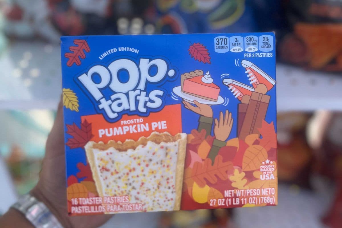 Pop-Tarts Frosted Pumpkin Pie Toaster Pastries 27oz | 16 Count Limited Edition