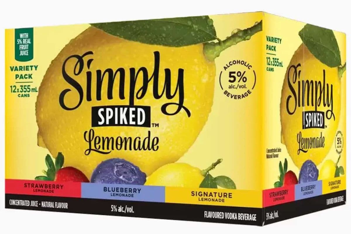 SIMPLY SPIKED LEMONADE MIXER (12 x 355 ML)