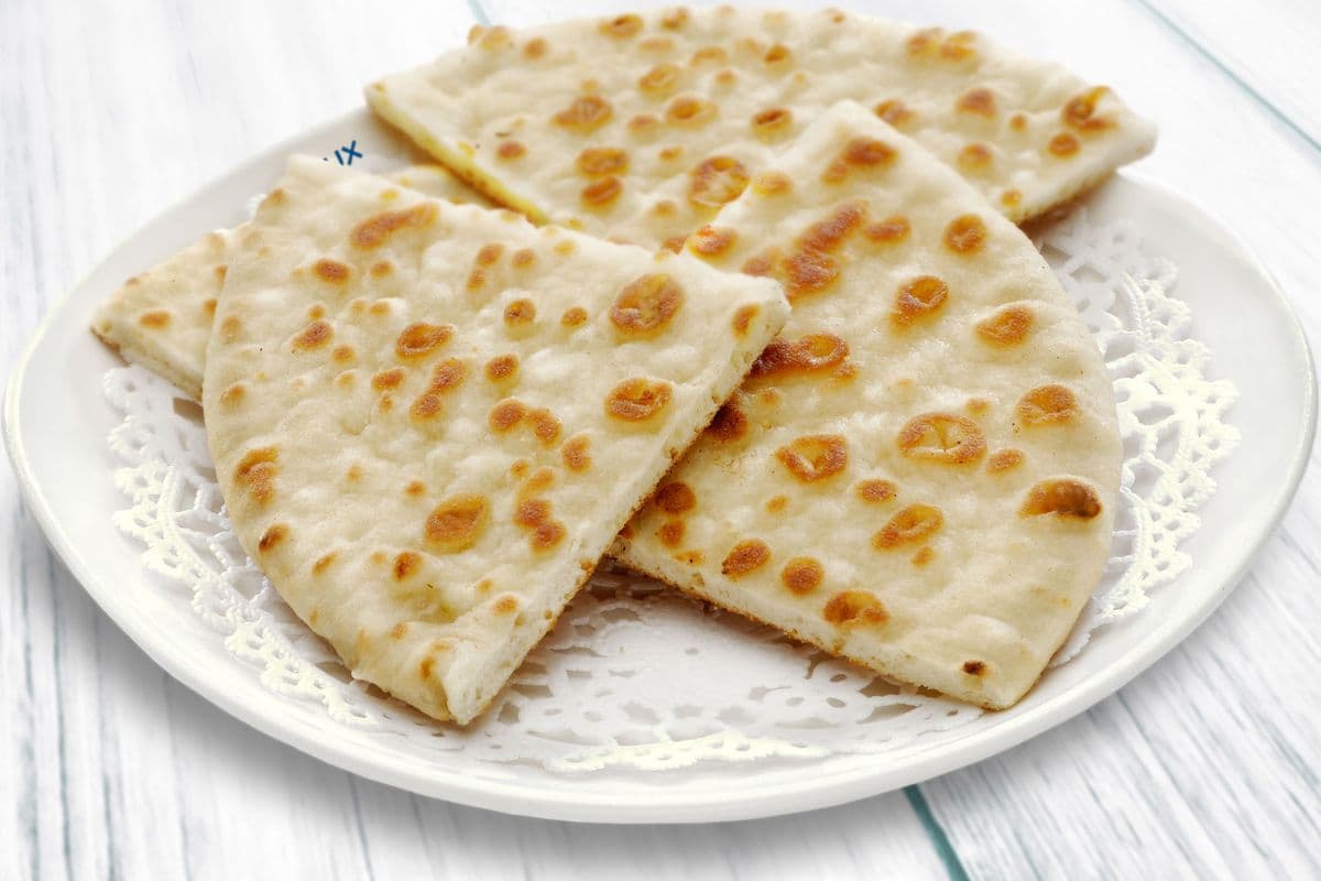Panier de pain pita / Basket of Pita Bread
