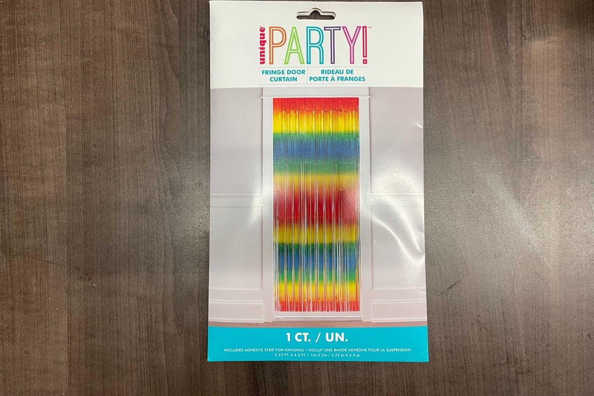 Door Curtain Rainbow Foil