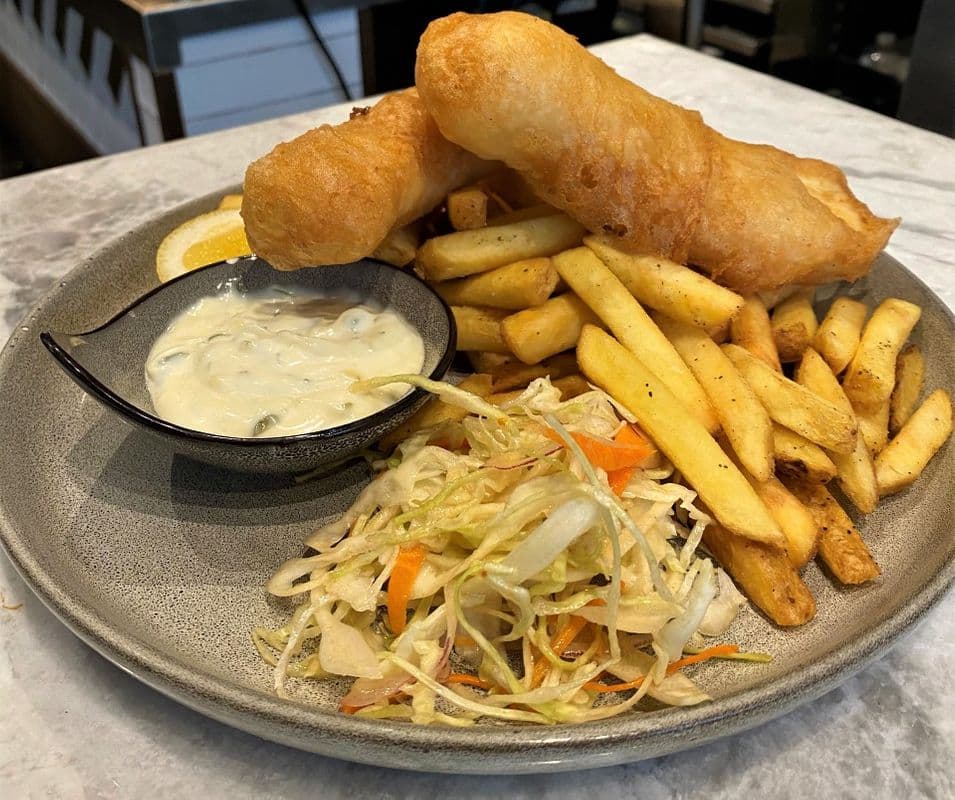 Halibut and Chips