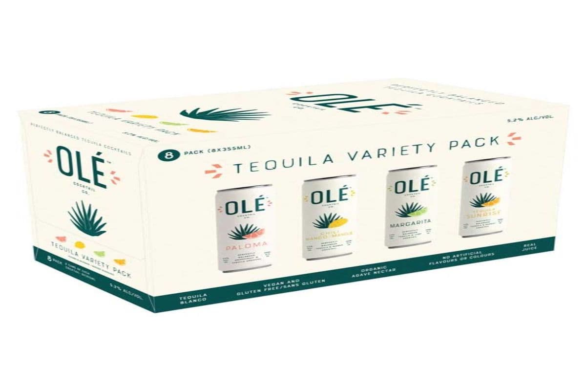 OLE TEQUILA VARIETY PACK 3X8X355 CAN (8 x 355 ML)