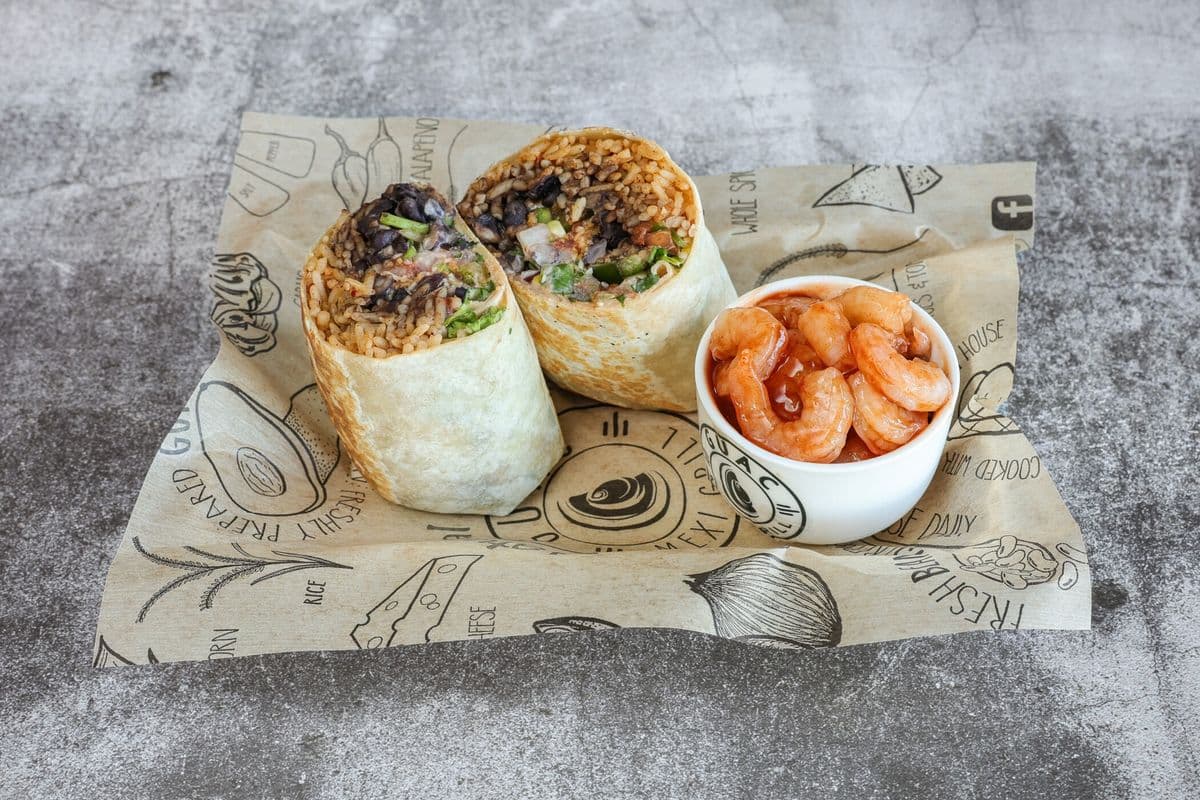 Shrimp Burrito Combo