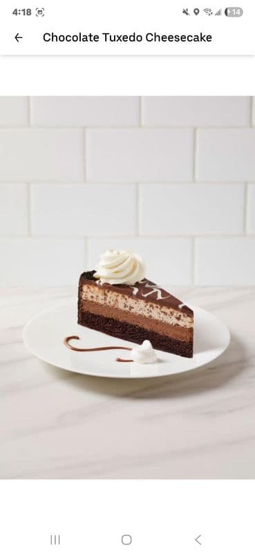 Chocolate Tuxedo Cheesecake