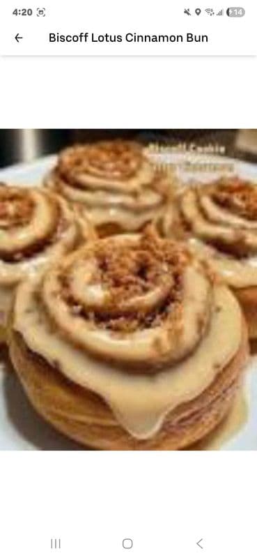 Two Buns Biscoff Lotus Cinnamon Bun