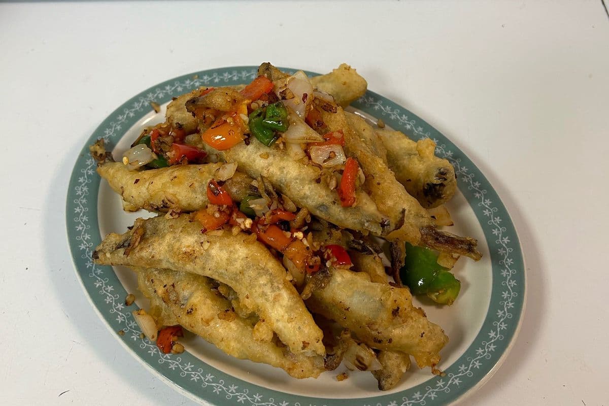 9. Salt & Pepper Smelt Fish