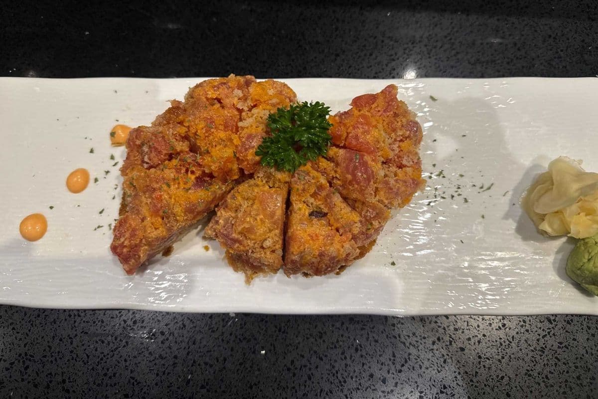 Spicy Tuna Sushi Pizza