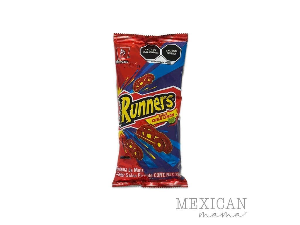 Barcel Runners Crunchy Chili Lime Mexican Spicy Corn Chips 72g Race Car Shaped Snack