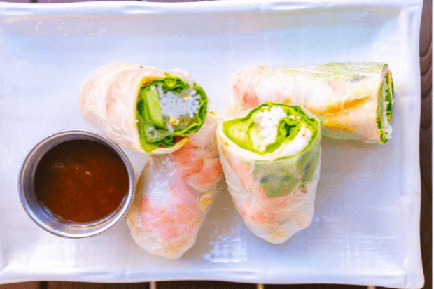 BBQ SALAD ROLLS