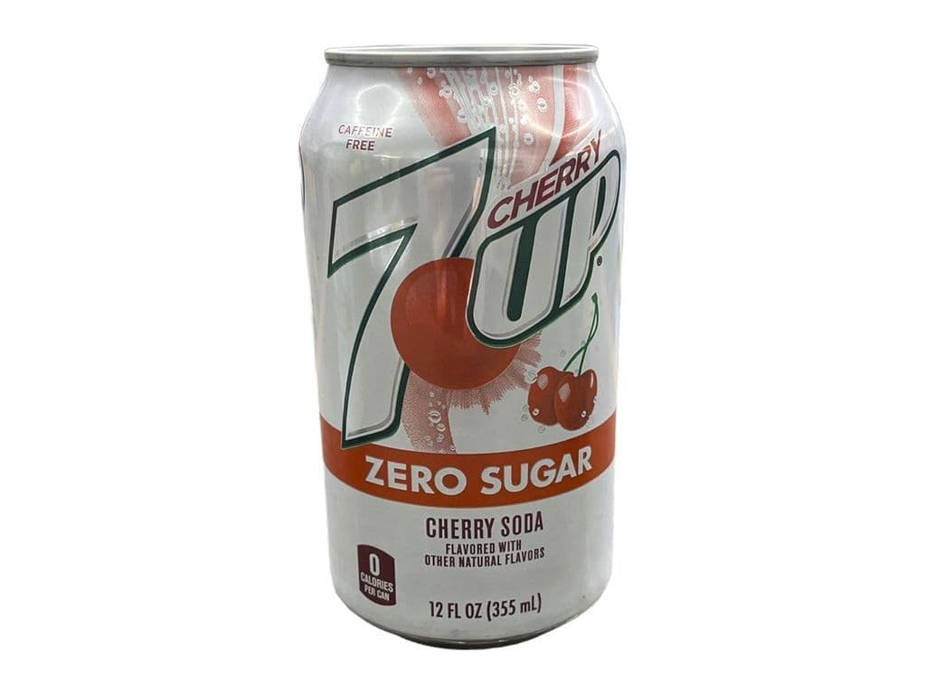 7Up Cherry Zero Sugar 355ml Can