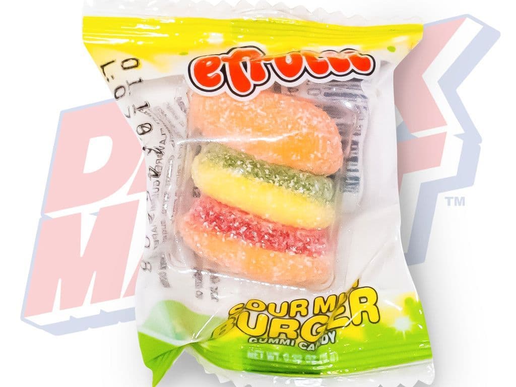 Efrutti Sour Mini Burger - 9g
