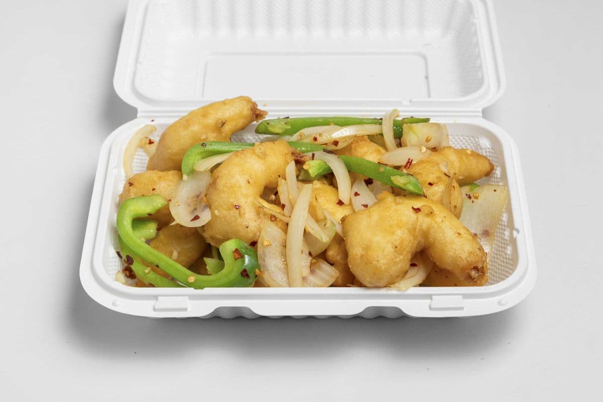 90.Dried Salt and Pepper Shrimps