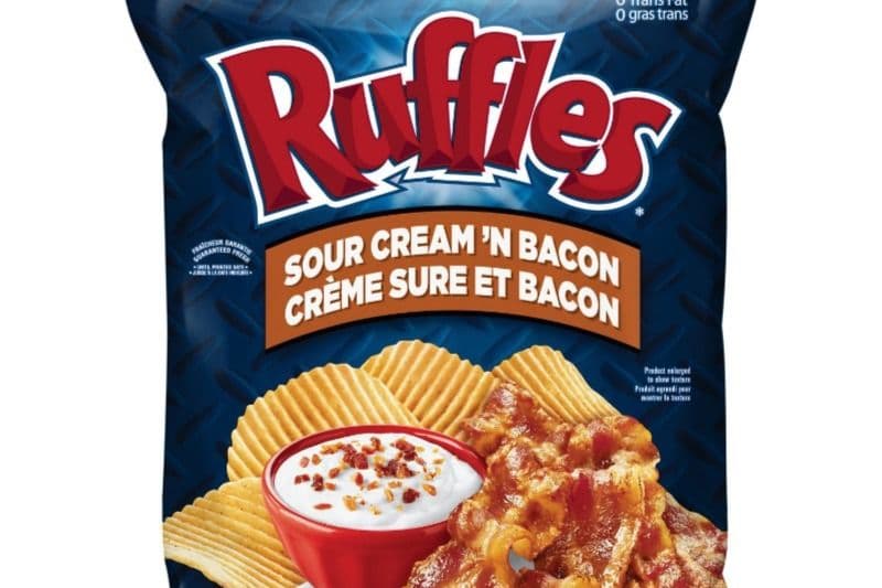 Ruffles Sour Cream & Bacon 200g