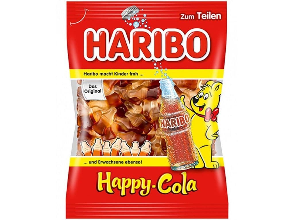 Haribo Happy Cola Germany Gummy Candy Bag