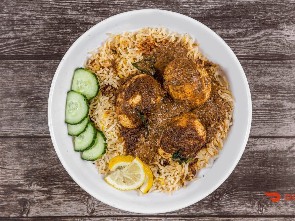 Gongura Egg Biryani