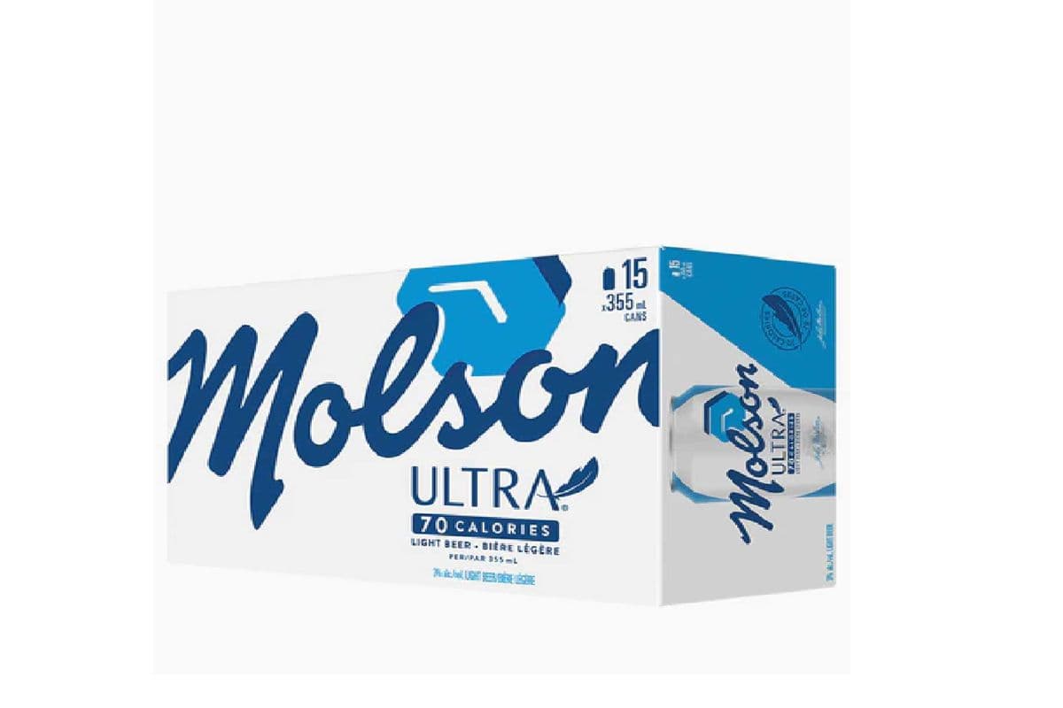 Molson Ultra (15 x 355 ml Cans)