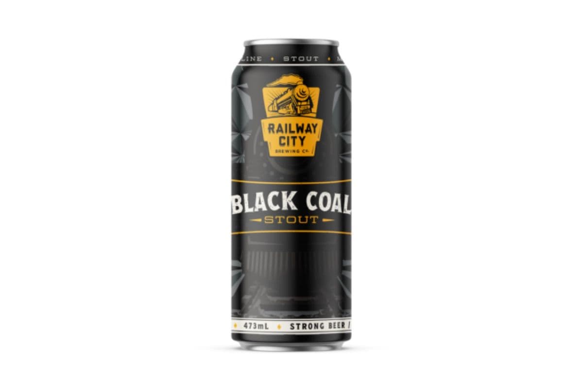 Railway City Black Coal S (1 x 473 ml Can)
