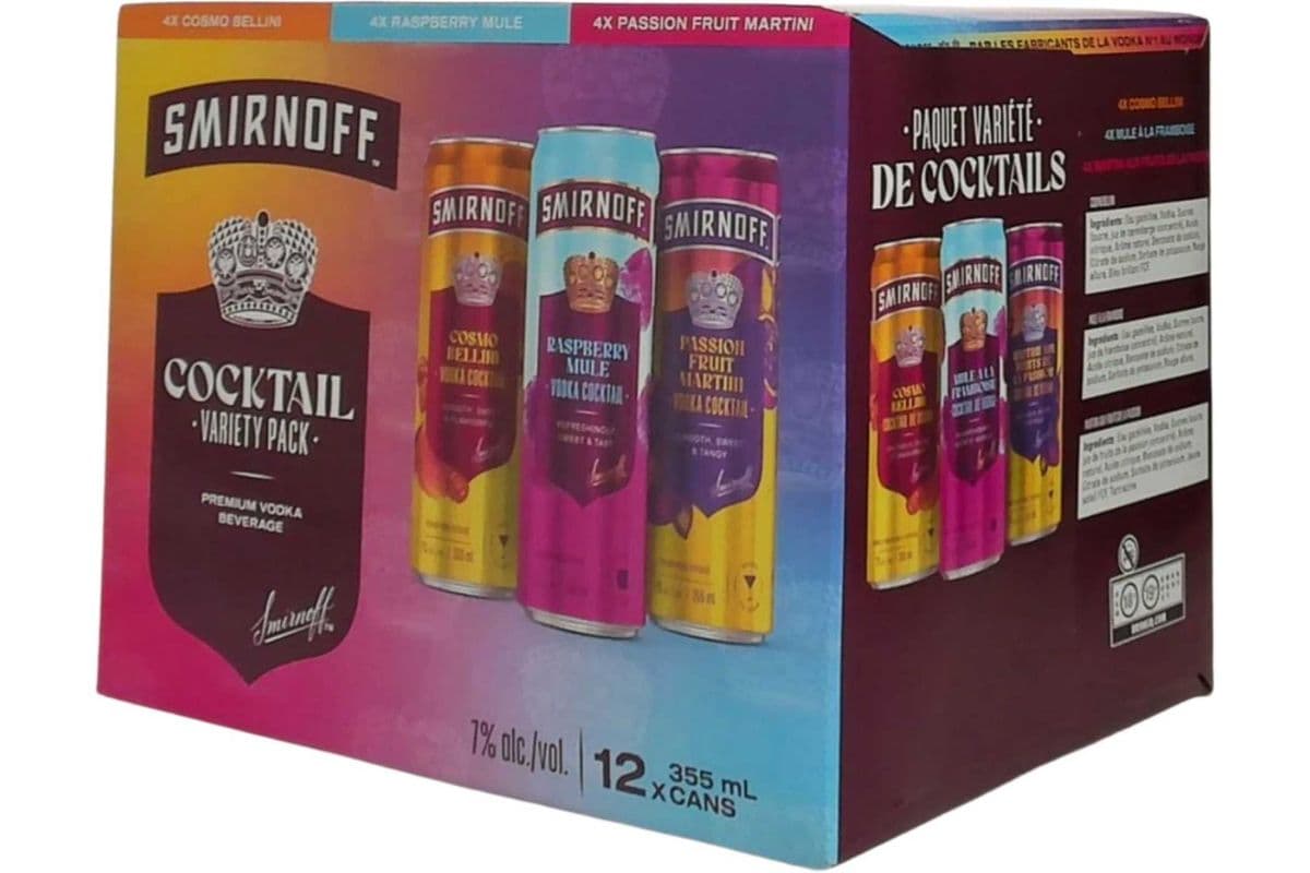 SMIRNOFF COCKTAIL COLLECTION 12 PK (1 x 12X355 ML)