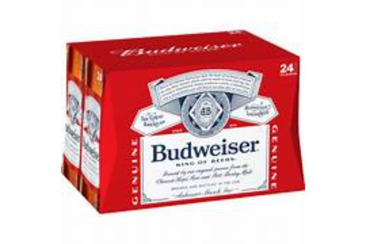 Budweiser (24 x 341 ml Bottles)