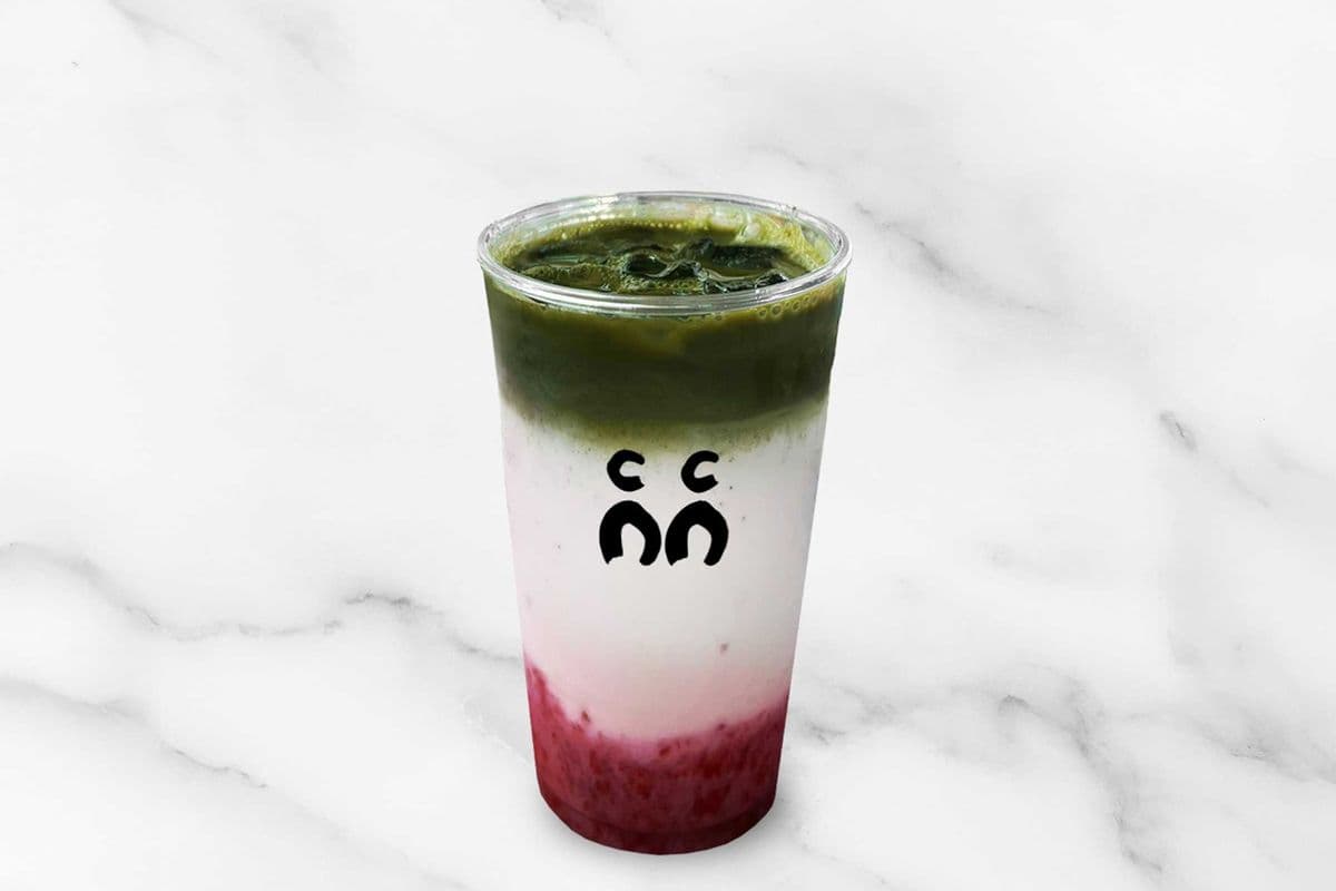 Matcha Strawberry Latte