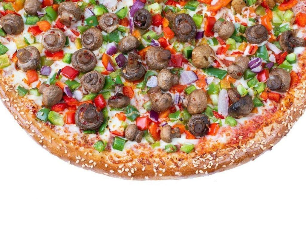 Medium Spicy Mushroom Pizza