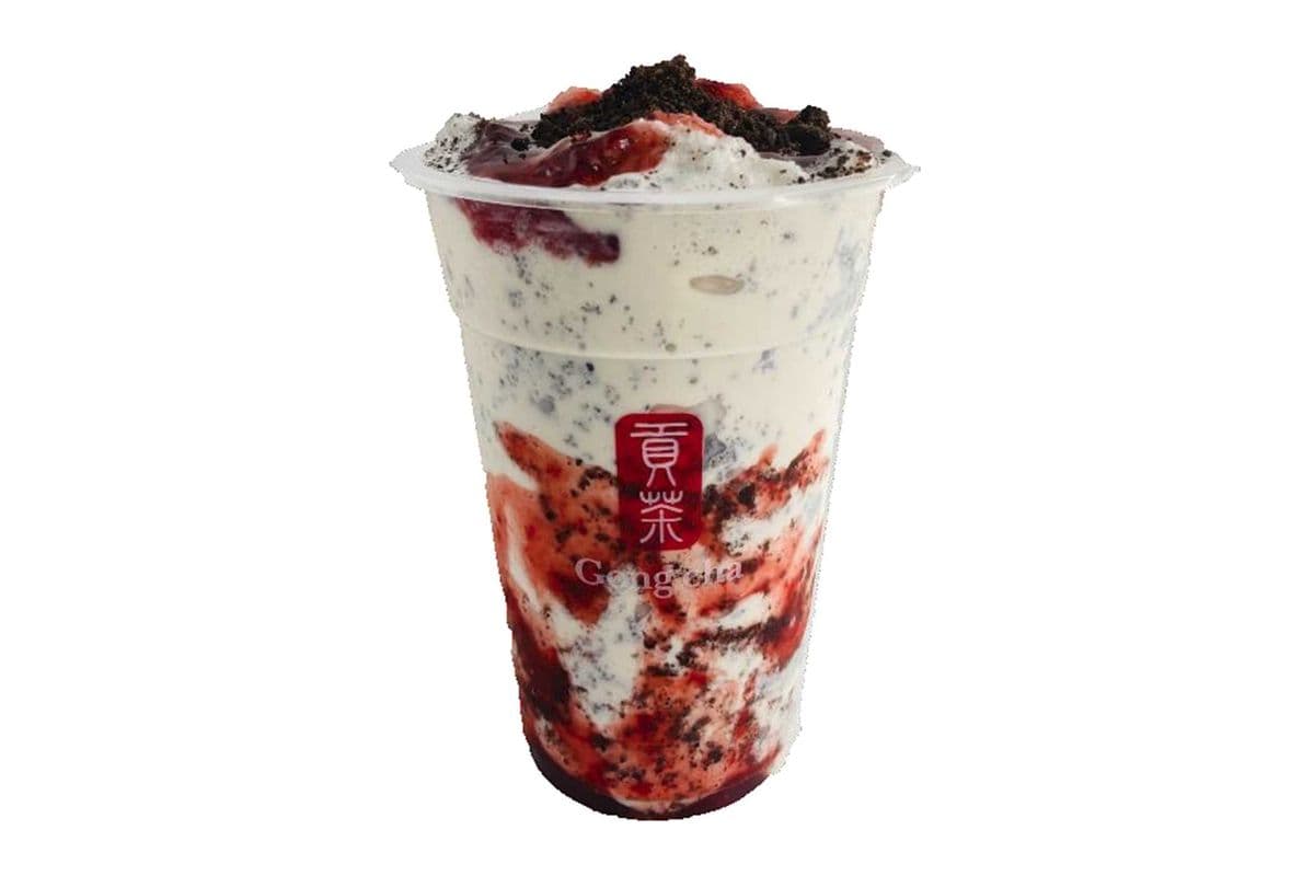 Strawberry Earl Grey Oreo Smoothie