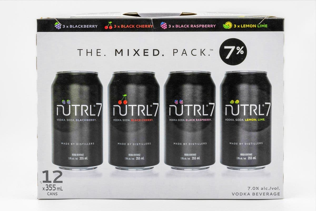 Nutrl7 Vodka Soda Mixed Pack (12 x 355 ml)