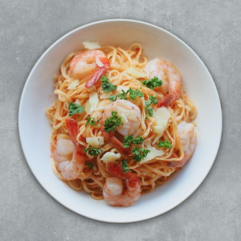 Linguine with Prawns