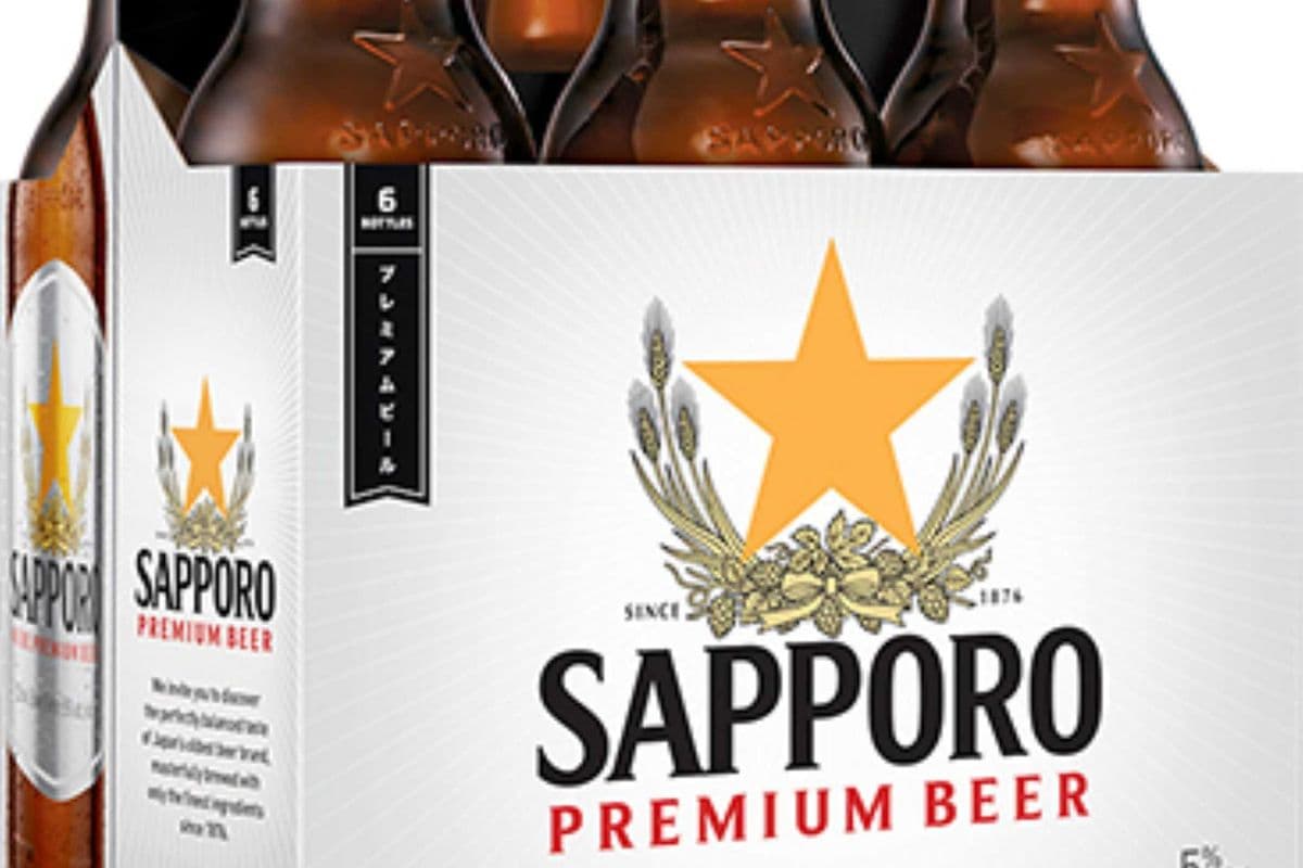 Sapporo Premium Lager - 6x355mL Bottles (6 x 355 ml)
