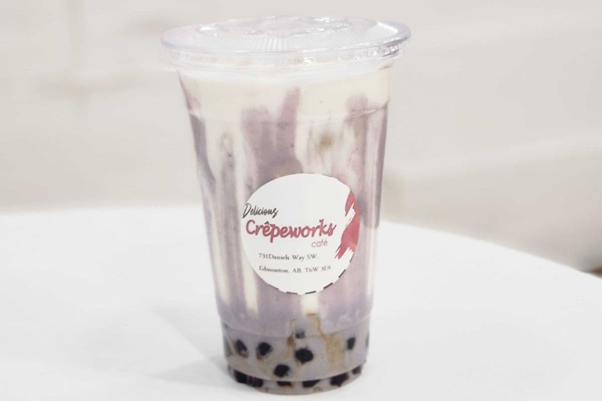 Taro Lava Latte (20 oz)
