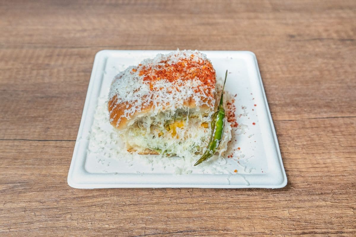 Cheese Grilled Vada Pav