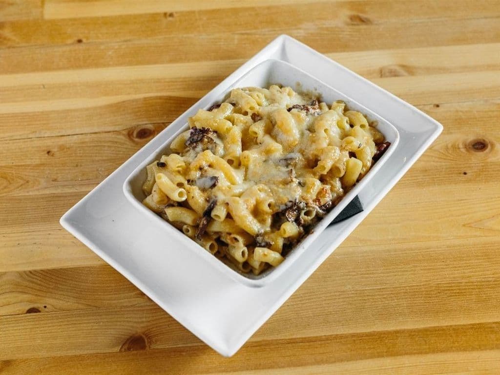 Baked Four Cheese & Bacon Rigatoni